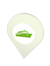 a cruise ship icon