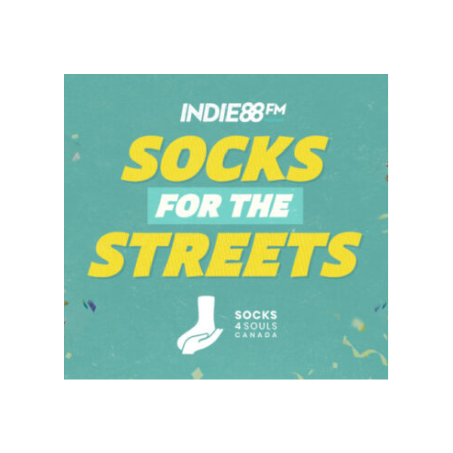 Indie88 Toronto’s Socks for the Streets logo